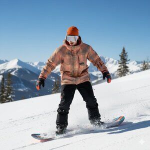 Burton Poacher Dry Ride Men's Insulated Ski Snowboard Jacket Size Small Used